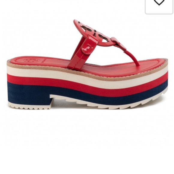 ❤️💙SOLD Tory Burch❤️ Platforms - Picture 4 of 8